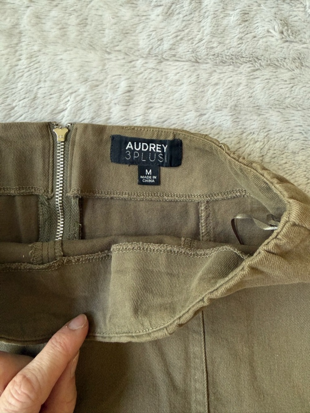 Classic Dark Green Women's Mini Skirt - Picture 2 of 3